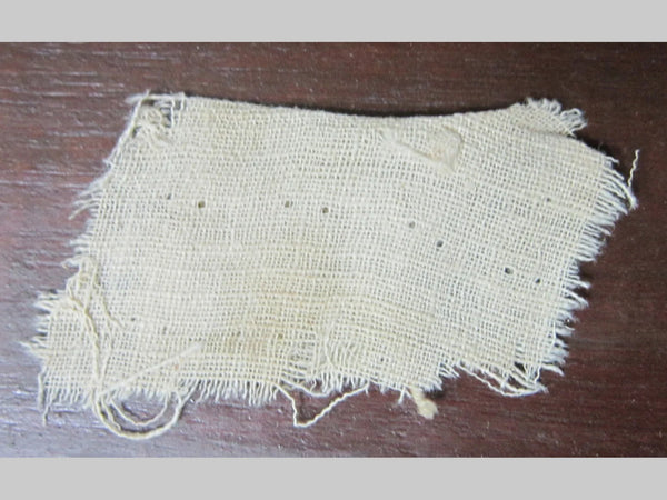 A piece of the Kantha used by Srila Rasikananda Prabhu