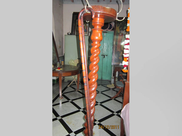 Wooden Stand for garments and articles used by Srila Bhakti Siddhanta Saraswati Goswami Prabhupada, Year 1930.