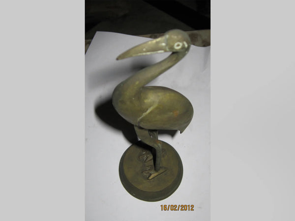 Metal Crane Gifted to Srila Bhakti Siddhanta Saraswati Goswami Prabhupada, Year 1934.
