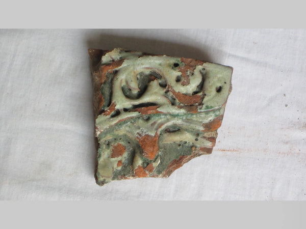 Terracotta Bricks, flower motif